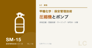 圧縮機とポンプ|多段圧縮・容量制御・サージング・NPSH・水撃